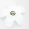Flower Hat-hänge i sterlingsilver Silver/Vit