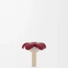 Flower Seat-hänge i sterlingsilver Silver/Burgundy