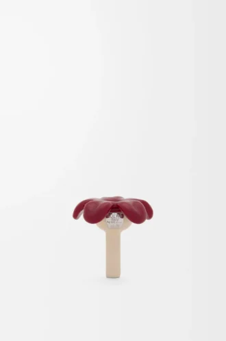Flower Seat-hänge i sterlingsilver Silver/Burgundy