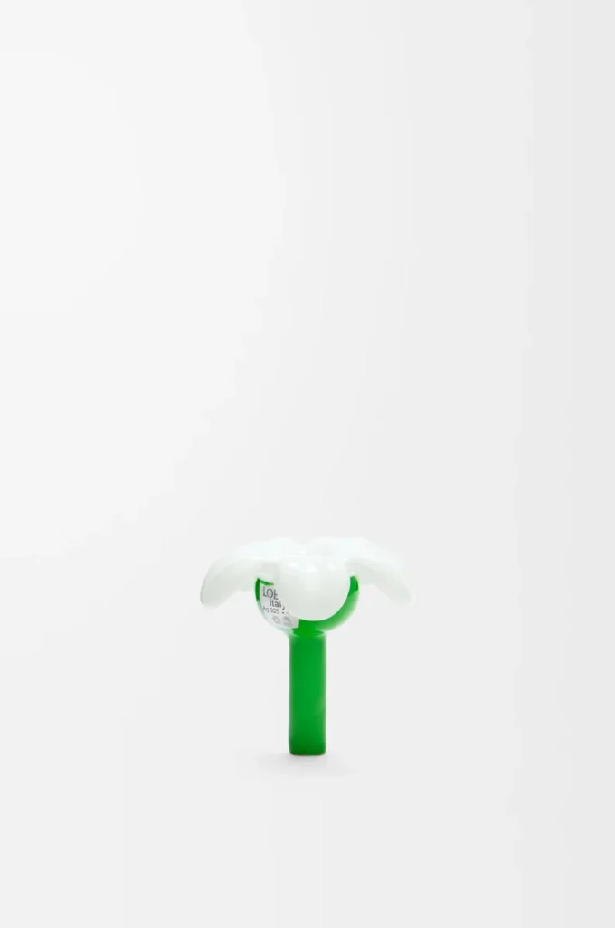 Flower Seat-hänge i sterlingsilver Silver/Vit
