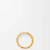 Flätad ring i sterlingsilver Guld Flätad ring i sterlingsilver Guld