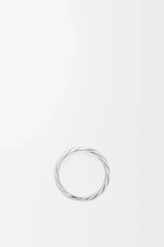 Flätad ring i sterlingsilver Silver