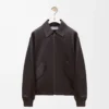 Flygarjacka i hjortskinn Oxblood