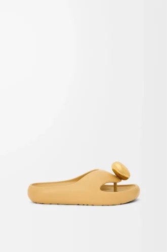 Foam Pebble sandal Medium Concealer/Gold