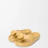 Foam Pebble sandal Medium Concealer/Gold