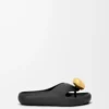Foam Pebble sandal Svart/Guld