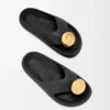 Foam Pebble sandal Svart/Guld