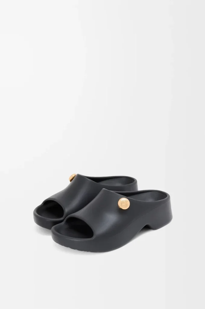 Foam Pebble-sandaler Svart/Guld Foam Pebble-sandaler Svart/Guld