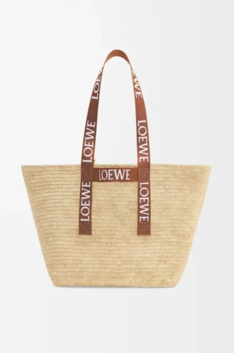 Fold Shopper i raffia Natur/Tan
