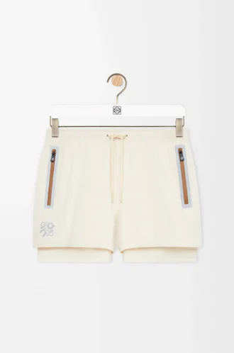 Funktionsshorts i tekniskt skal Ivory Funktionsshorts i tekniskt skal Ivory