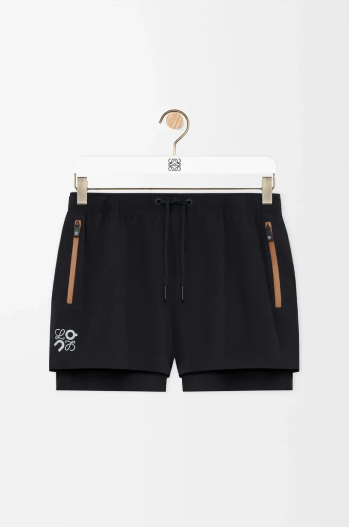 Funktionsshorts i tekniskt skal, svart Funktionsshorts i tekniskt skal, svart