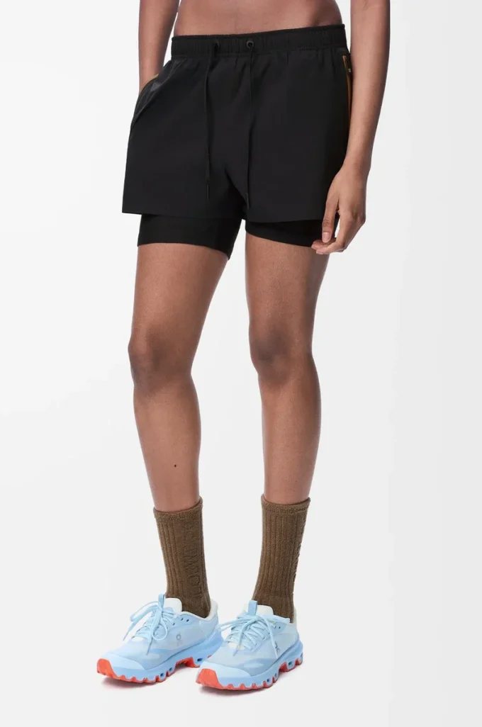 Funktionsshorts i tekniskt skal, svart Funktionsshorts i tekniskt skal, svart
