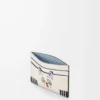 Futurist Cat kortficka i klassiskt kalvskinn Soft White Futurist Cat kortficka i klassiskt kalvskinn Soft White