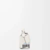 Futurist Cat mini Puzzle-väska i klassiskt kalvskinn Soft White Futurist Cat mini Puzzle-väska i klassiskt kalvskinn Soft White