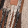 Halsduk i alpacka- och ullblandning Beige/Flerfärgad
