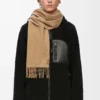 Halsduk i kashmir Beige