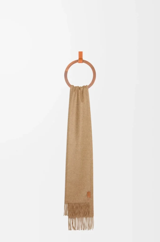 Halsduk i kashmir Beige