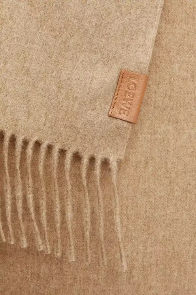 Halsduk i kashmir Beige