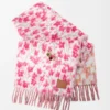 Halsduk i ull- och alpackablandning Rosa/Flerfärgad Halsduk i ull- och alpackablandning Rosa/Flerfärgad