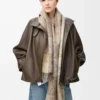 Halsduk i ull och kashmir Vit/beige