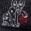 Halsduk i ull-, silke- och alpackablandning Svart melange Halsduk i ull-, silke- och alpackablandning Svart melange