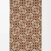 Handduk i bomull, brun/beige Handduk i bomull, brun/beige