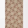 Handduk i bomull, brun/beige Handduk i bomull, brun/beige