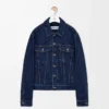 Hybridjacka i denim och nappakalvskinn Raw Denim Hybridjacka i denim och nappakalvskinn Raw Denim