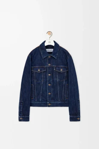 Hybridjacka i denim och nappakalvskinn Raw Denim Hybridjacka i denim och nappakalvskinn Raw Denim
