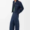 Hybridjacka i denim och nappakalvskinn Raw Denim Hybridjacka i denim och nappakalvskinn Raw Denim