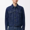Hybridjacka i denim och nappakalvskinn Raw Denim Hybridjacka i denim och nappakalvskinn Raw Denim