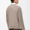 Hybridskjorta i bomull och ull Vit/beige Hybridskjorta i bomull och ull Vit/beige