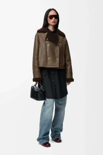 Jacka i shearling Sage