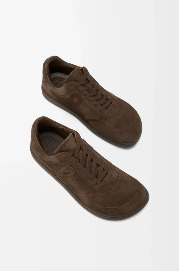 Jambo-sneakers i kalvskinnsmocka, mörkbruna Jambo-sneakers i kalvskinnsmocka, mörkbruna