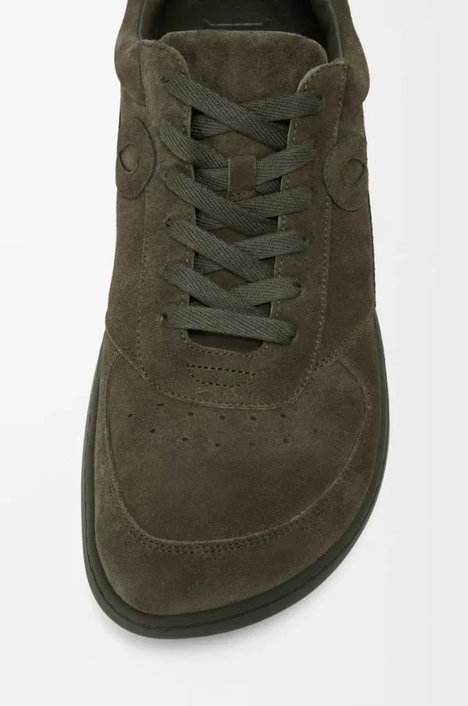 Jambo-sneakers i kalvskinnssuede Olivgrön Jambo-sneakers i kalvskinnssuede Olivgrön