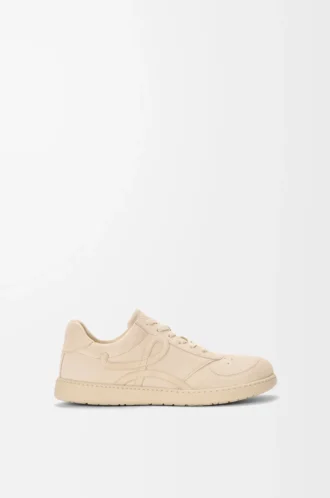 Jambo-sneakers i mocka av kalvskinn Havremjölk