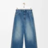 Jeans i denim Denimblå