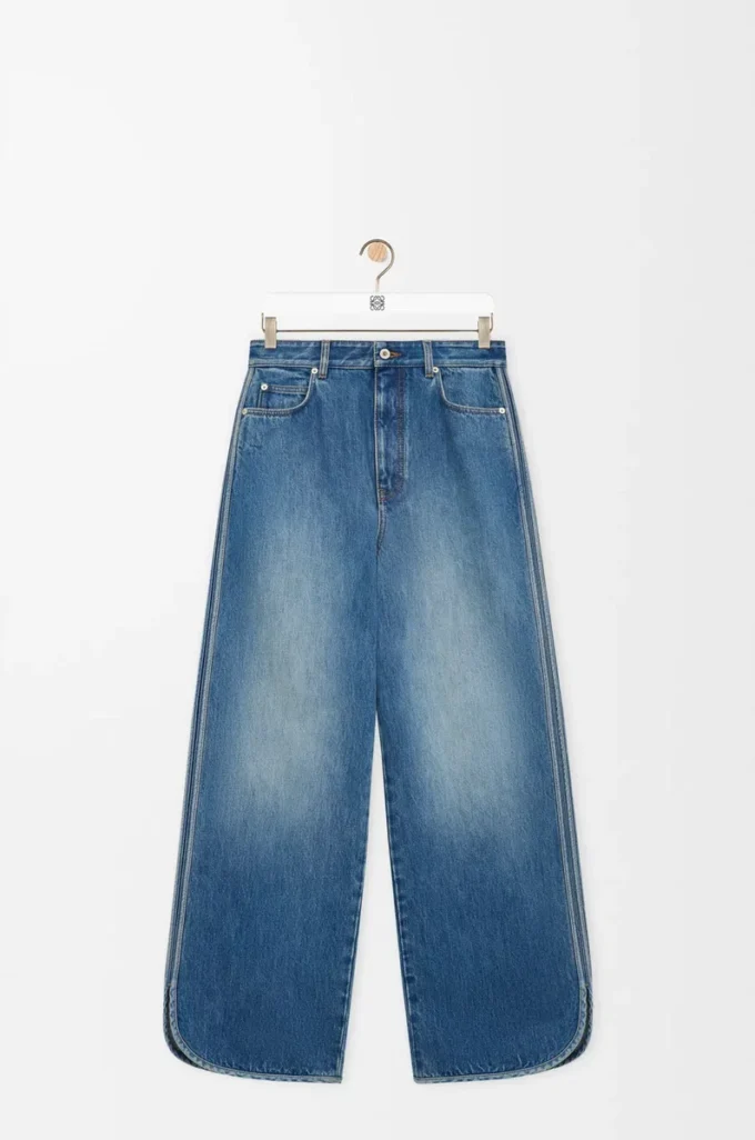 Jeans i denim Denimblå