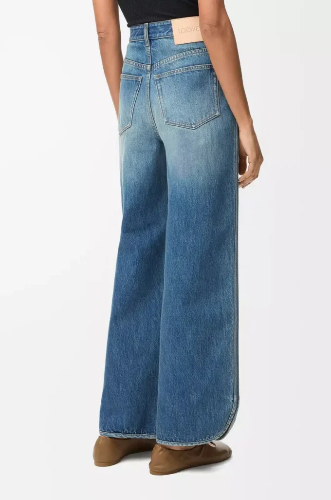 Jeans i denim Denimblå