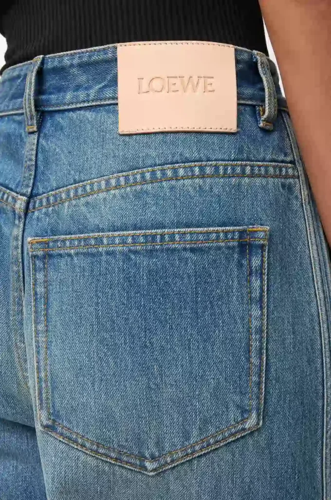 Jeans i denim Denimblå