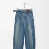 Jeans i denim Tvättad denim