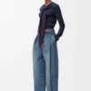 Jeans i denim Tvättad denim