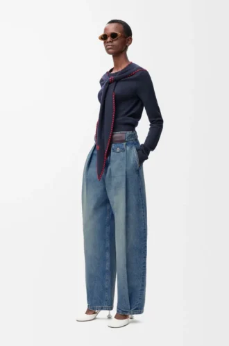 Jeans i denim Tvättad denim