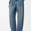 Jeans i denim Tvättad denim