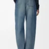Jeans i denim Tvättad denim