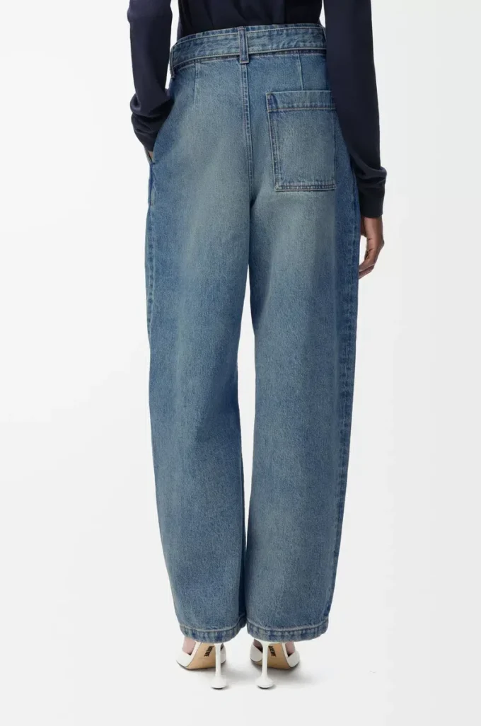 Jeans i denim Tvättad denim