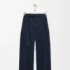 Jeans med bälte i denim Indigo Blue