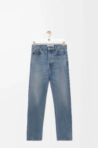 Jeans med raka ben i denim Blue