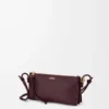 Joya-påse i nappa kalvskinn Mörk burgundy Joya-påse i nappa kalvskinn Mörk burgundy