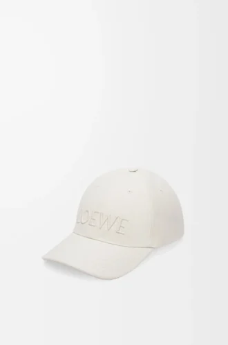 Keps i canvas Soft White